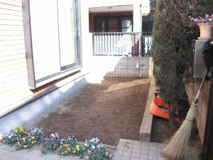 2家庭菜園が出来るスペース